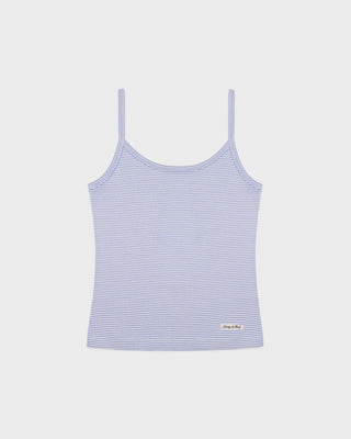 Signature Logo House Tank - Periwinkle Stripe
