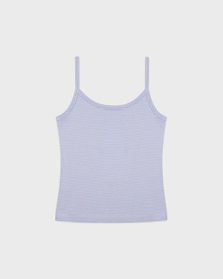 Signature Logo House Tank - Periwinkle Stripe