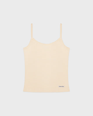 Signature Logo House Tank - Almond Striped