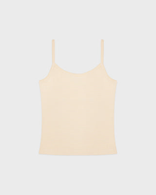 Signature Logo House Tank - Almond Striped