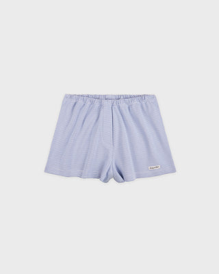 Signature Logo House Short - Periwinkle Stripe
