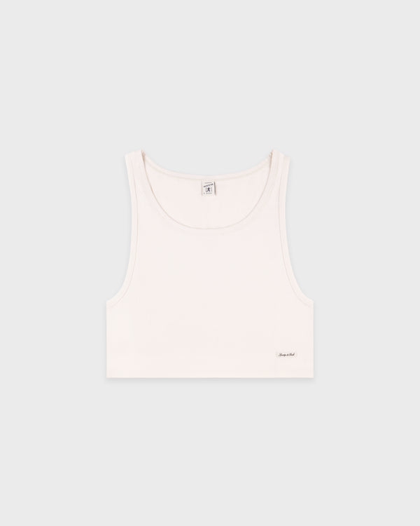 Signature Logo Lounge Tank - Ecru