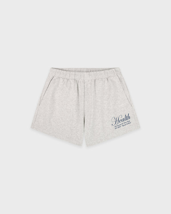 NY Health Disco Short - Heather Gray/Light Navy