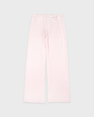Signature Logo Ribbed House Pant - Clear Pink/Black