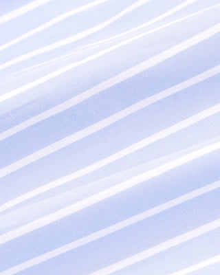 Signature Logo Pyjama Shirt - Mist Striped/White