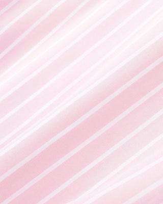 Signature Logo Pyjama Pants - Clear Pink Striped/White
