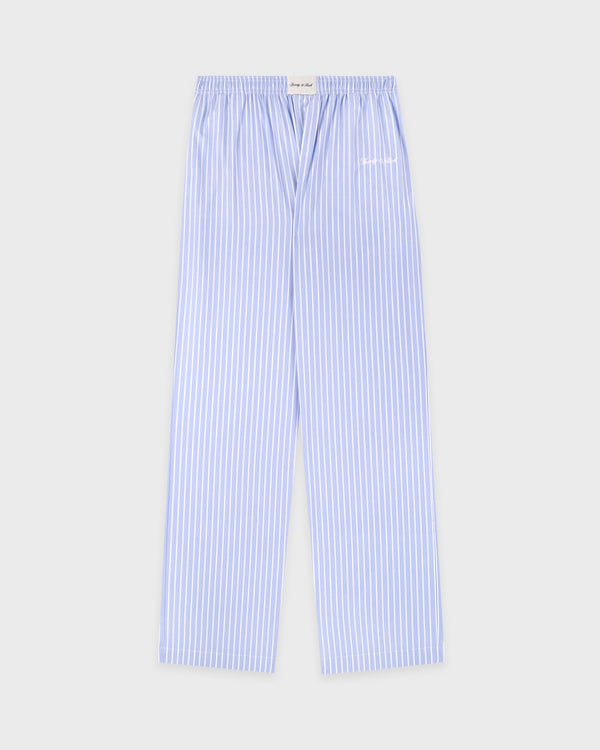 Signature Logo Pyjama Pants - Mist Striped/White