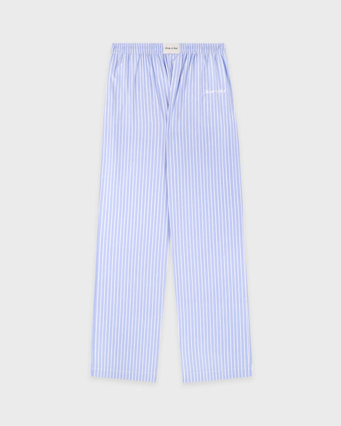 Signature Logo Pyjama Pants - Mist Striped/White