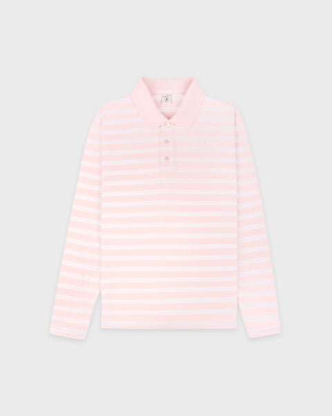 Signature Logo Easy Polo - Clear Pink/Mist/White