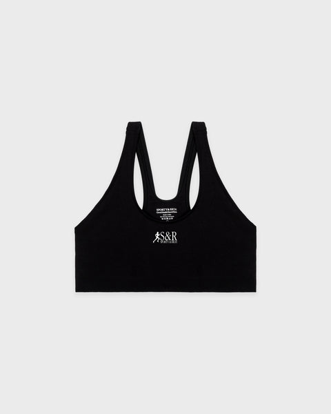 SR Runner Sports Bra - Black/White
