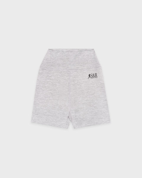 SR Runner Biker Short - Heather Gray