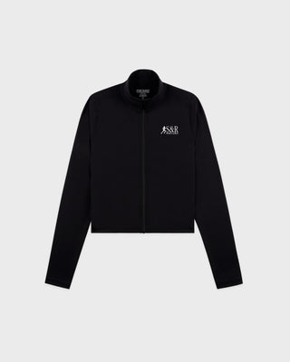 SR Runner Sports Quarter Zip - Black/White