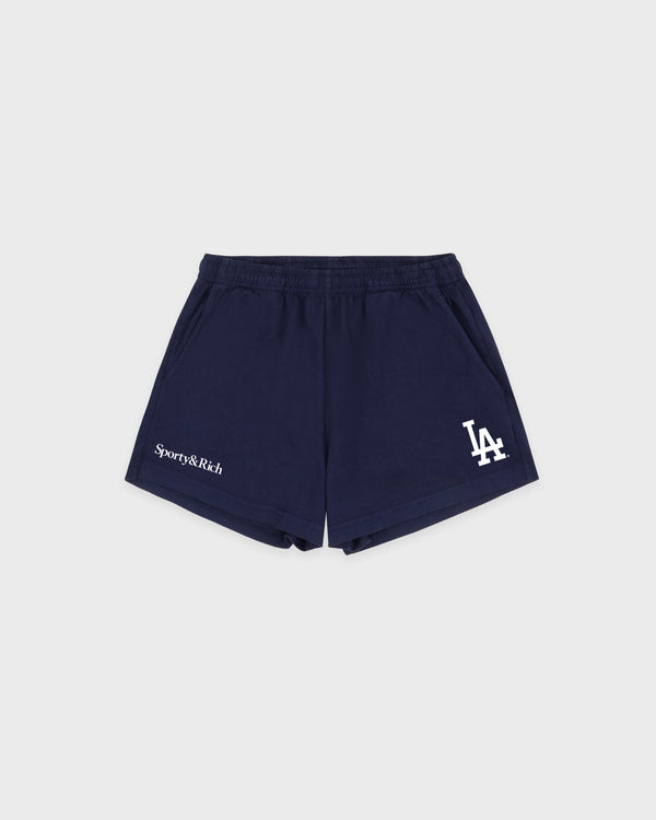 LA Serif Disco Short - Dark Navy/White