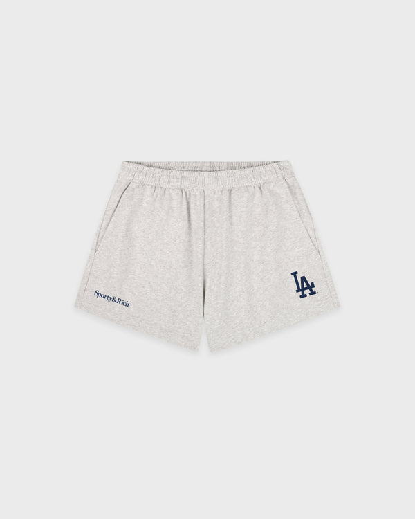 LA Serif Disco Short - Heather Gray/Navy