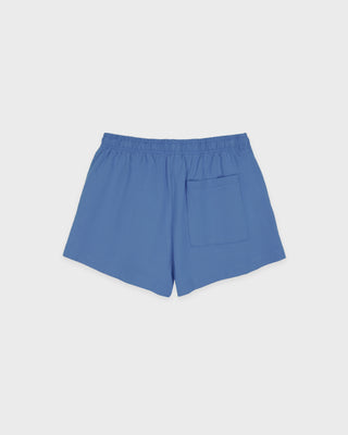 USA Wellness Club Disco Short - Dusty Blue/White