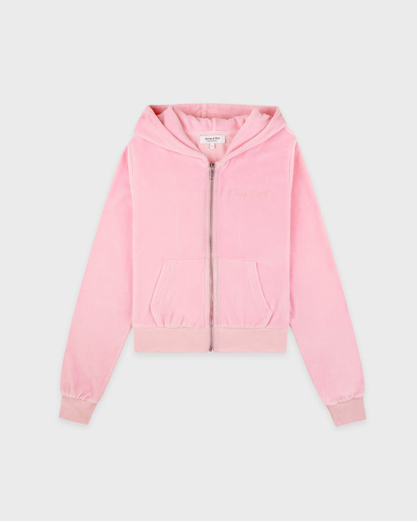 Signature Logo Krystal Zip Hoodie - Laffy/Crystal