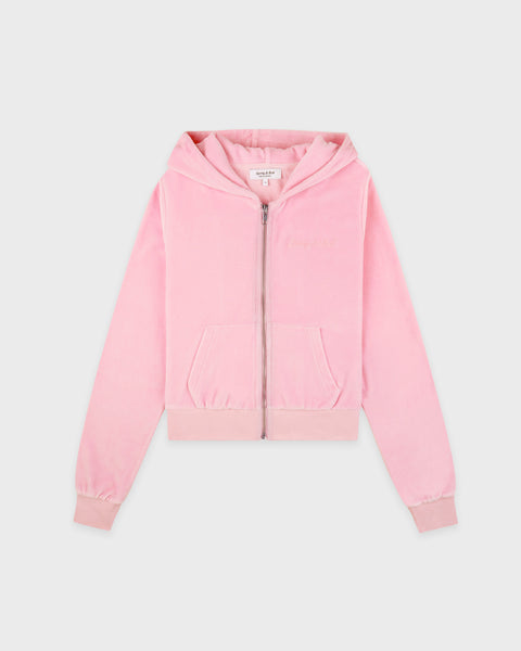 Signature Logo Krystal Zip Hoodie - Laffy/Crystal