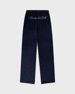 Signature Logo Krystal Trackpant - Dark Navy/Crystal