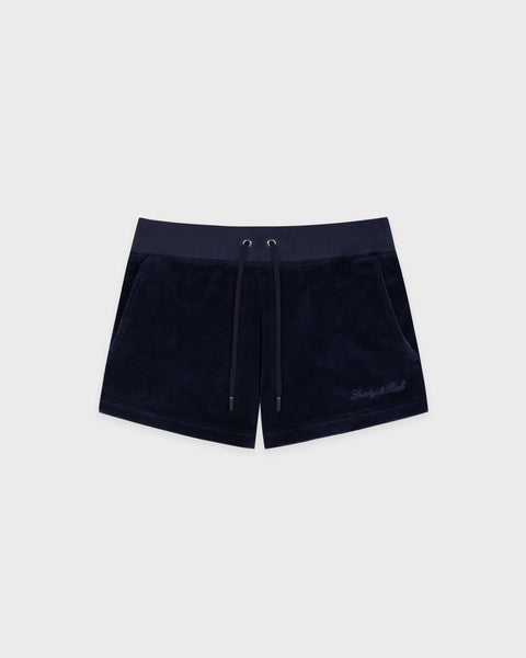 Signature Logo Krystal Short - Dark Navy/Crystal