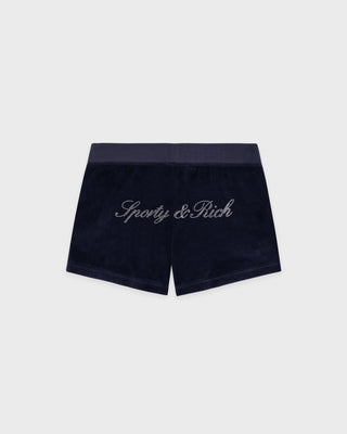 Signature Logo Krystal Short - Dark Navy/Crystal