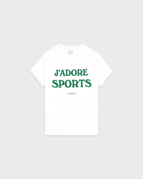 Jadore Baby Tee - White/Kelly