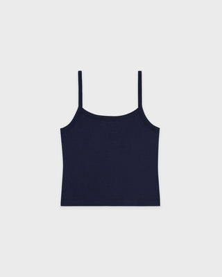Signature NY Box Tank - Dark Navy/White
