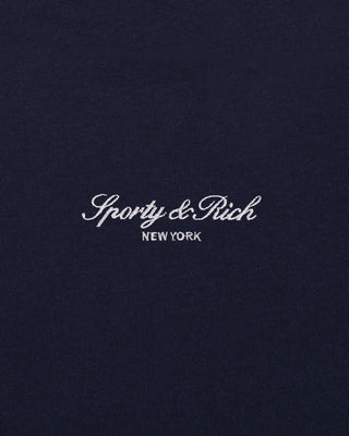 Signature NY Box Tank - Dark Navy/White