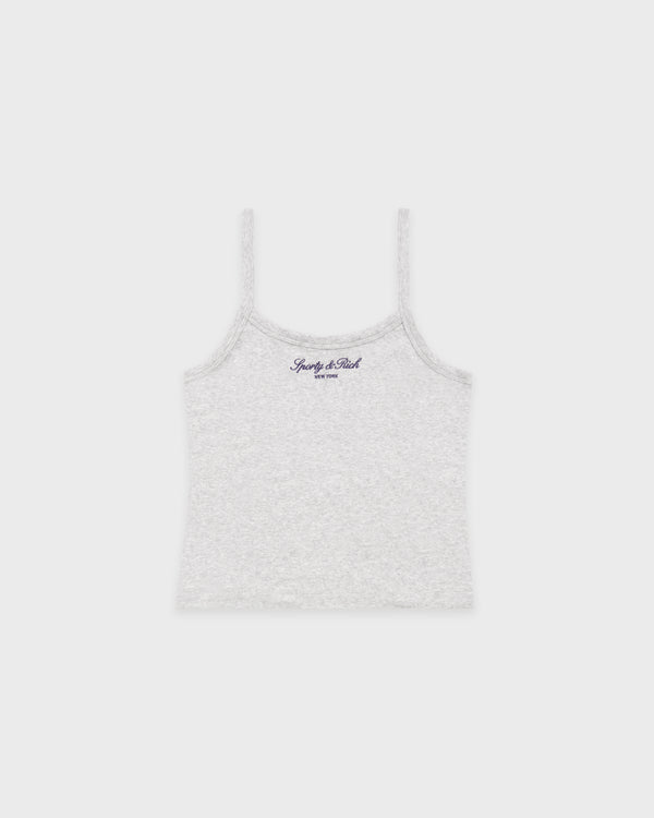 Signature NY Box Tank - Heather Gray/Dark Navy