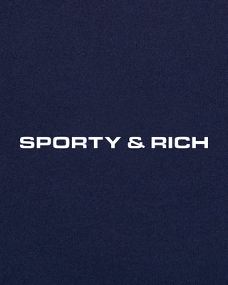 Bold Logo Sports Bra - Dark Navy/White