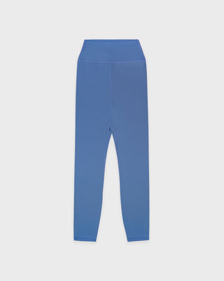 Bold Logo Legging - Dusty Blue/White