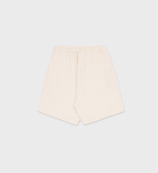 Stay Active Gym Short - Cream/Merlot