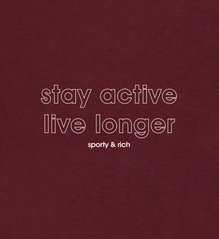 Stay Active Hoodie - Merlot/Cream