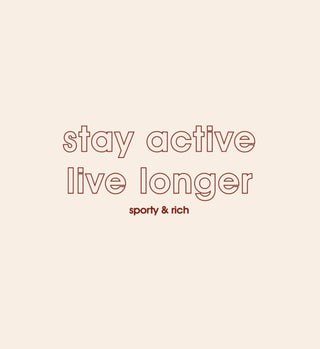 Stay Active T-Shirt - Cream/Merlot