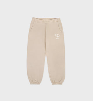 Stars Health Crew Kids Sweatpants - Elephant/White