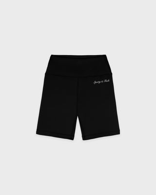 Syracuse Biker Shorts - Black/White