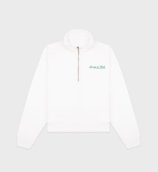 Syracuse Quarter Zip - White/Alpine