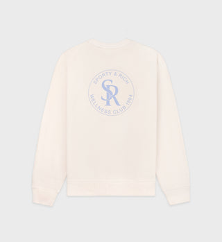 S&R Crewneck - Cream/Sky Blue