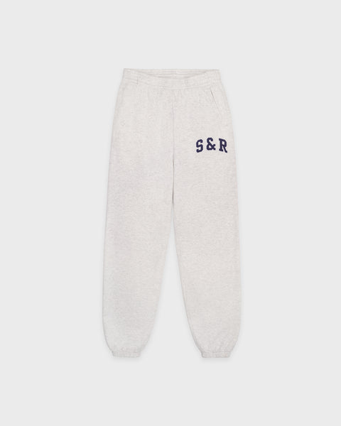 S&R Ivy Sweatpant - Heather Gray/Navy