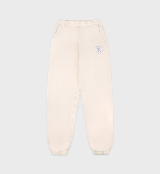 S&R Sweatpant - Cream/Sky Blue