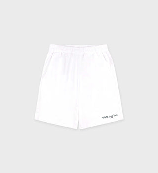 Tank Gym Short - White/Forest