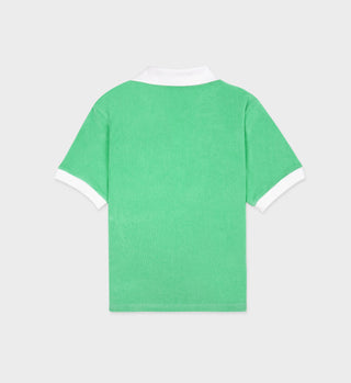 Prince Sporty Terry Polo - Clean Mint/White