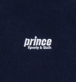 Prince Sporty Terry Polo - Navy/White