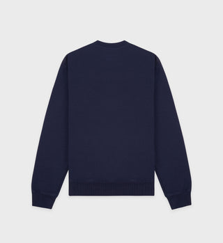 Torch Crewneck - Navy/Sports Red/White