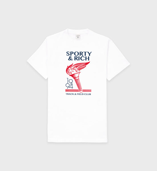 Torch T-Shirt - White/Sports Red/Navy