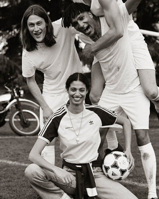 Ringer Tee - Cream/Navy