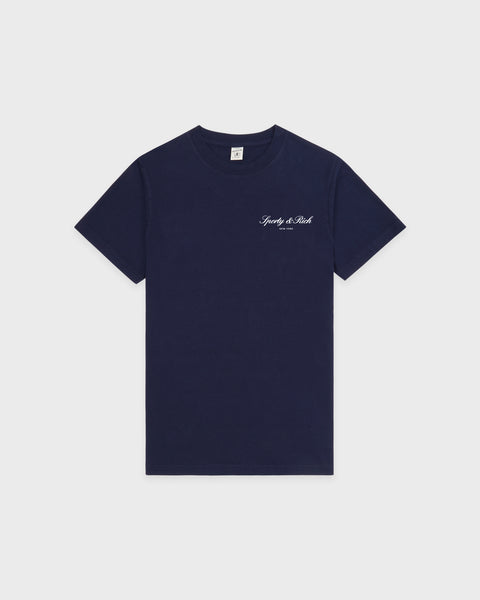 Signature NY T-Shirt - Navy/White