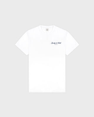 Signature NY T-Shirt - White/Navy
