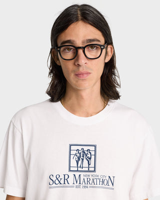 NY Marathon T-Shirt - White/Navy