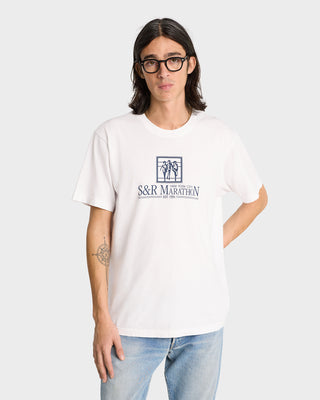 NY Marathon T-Shirt - White/Navy