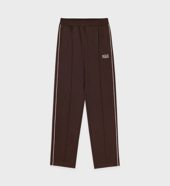 Action Logo Track Pants - Cocoa/Milk – Sporty & Rich